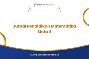 Jurnal Pendidikan Matematika Sinta 4