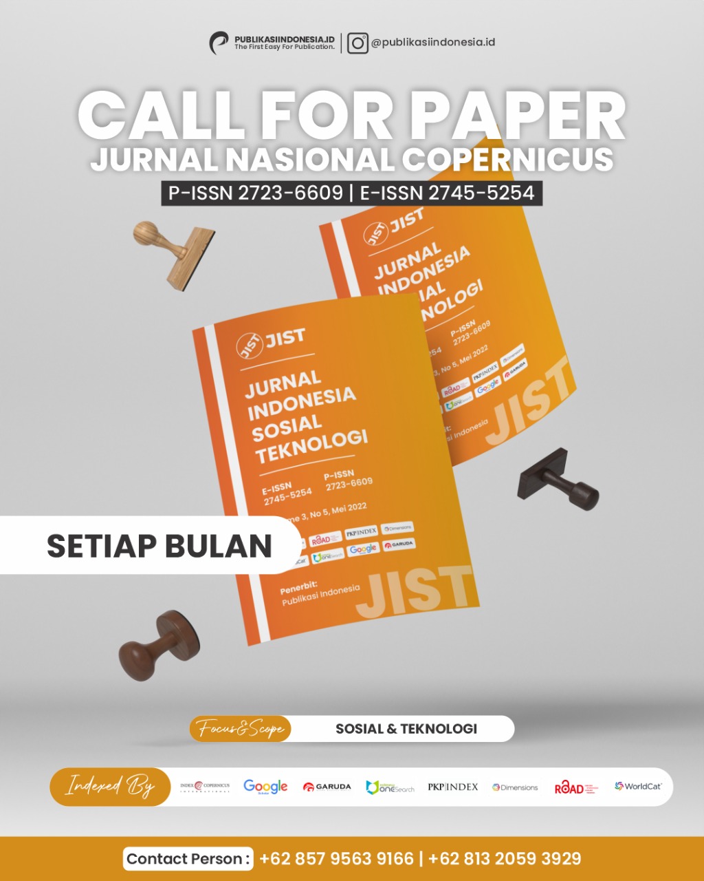 Call For Paper Jurnal Sosial Teknologi