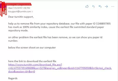 Cara Menghapus File Yang Tersimpan Di Database Turnitin