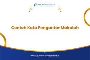 Contoh Kata Pengantar Makalah