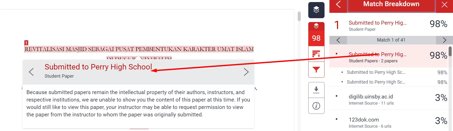 Cara Benar Membaca Skor Plagiarisme Turnitin