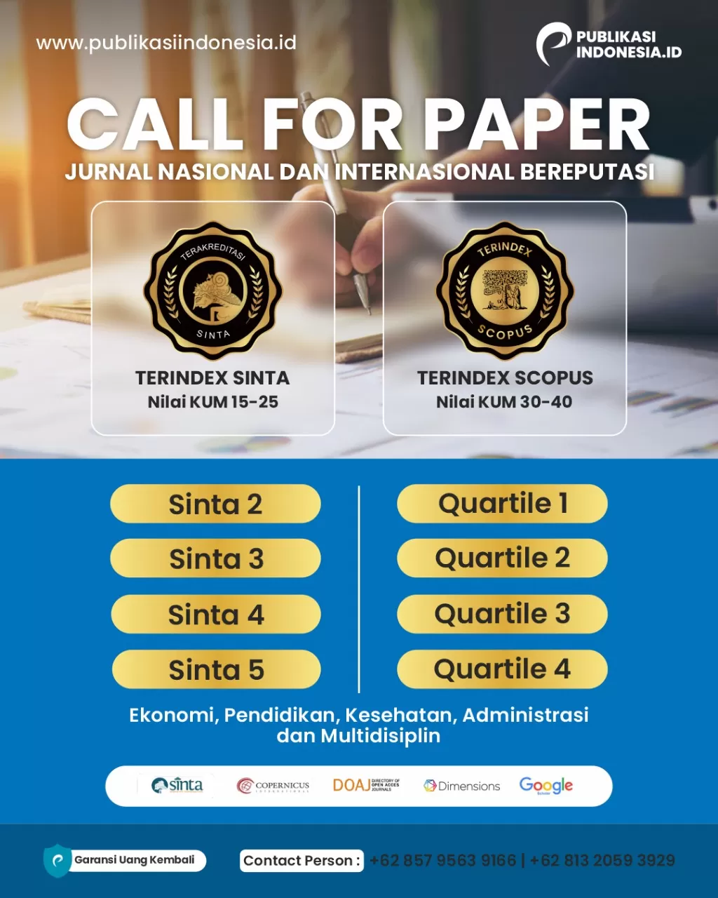 Biaya Jasa Publikasi Jurnal