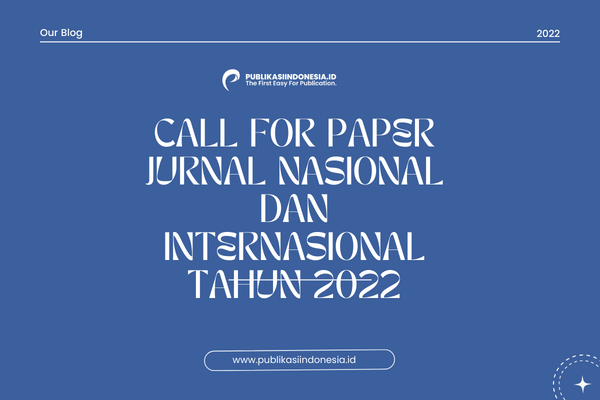 Call For Paper Jurnal Nasional & Internasional Tahun 2023