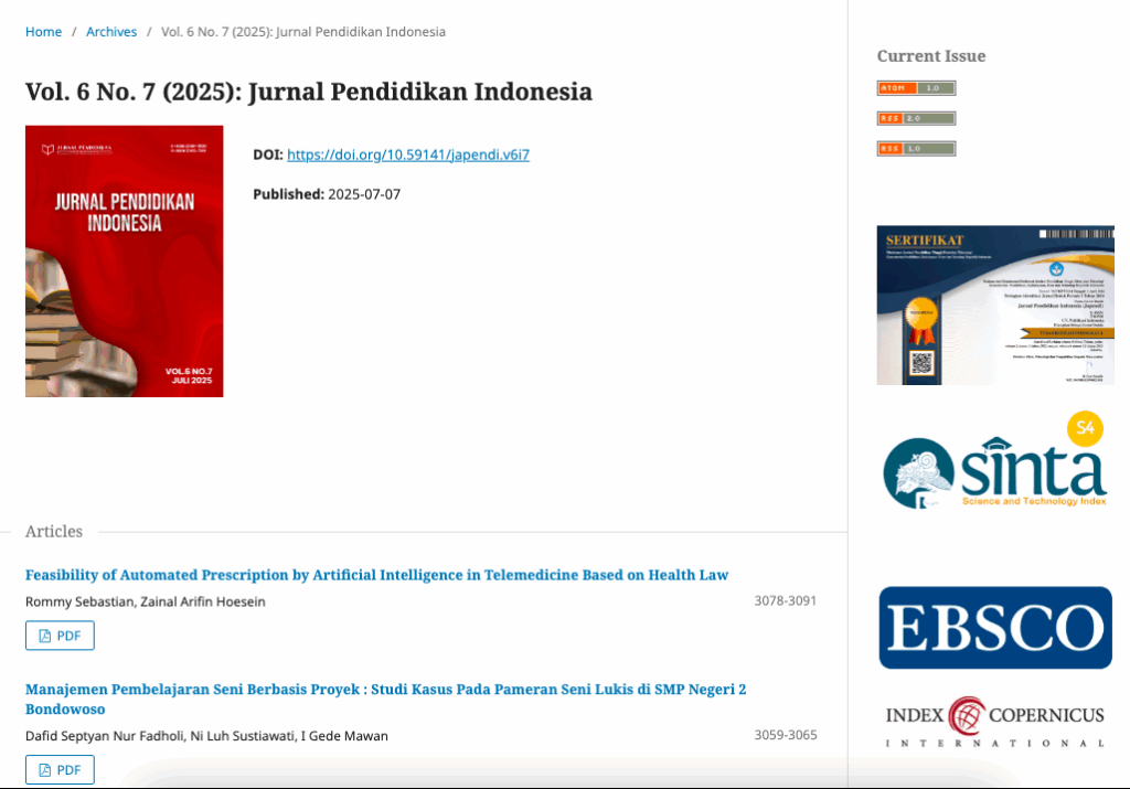Website Template Jurnal
