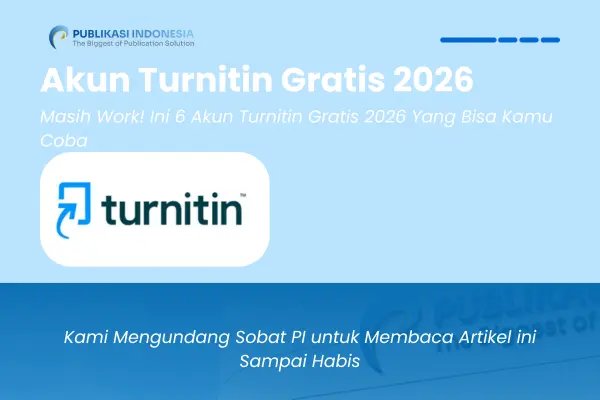 Akun Turnitin Gratis 2026