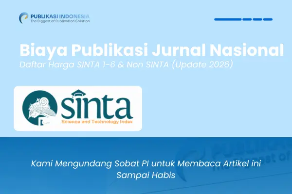 Biaya Publikasi Jurnal Nasional