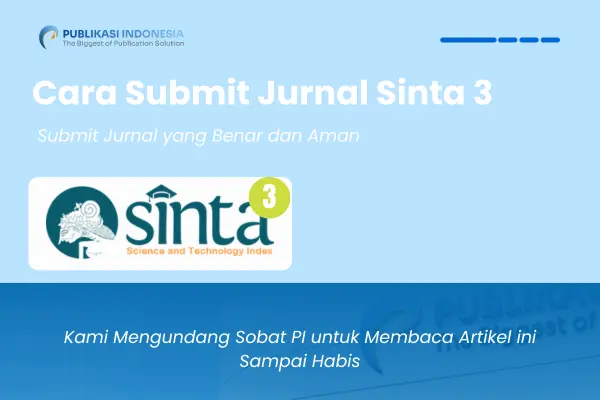 Cara Submit Jurnal Sinta 3