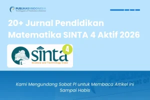 Jurnal Pendidikan Matematika SINTA 4 Aktif 2026