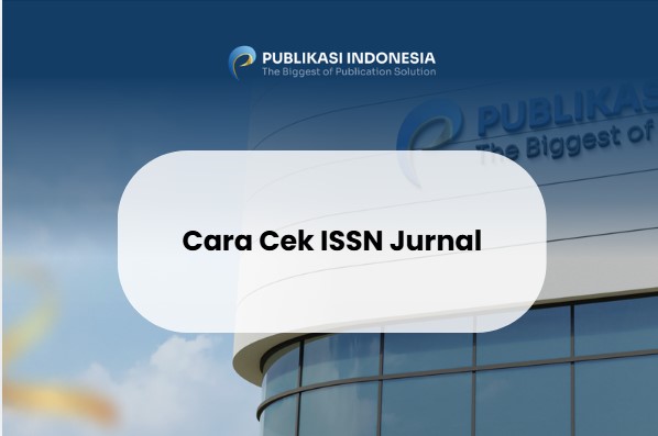 Cara Cek ISSN Jurnal