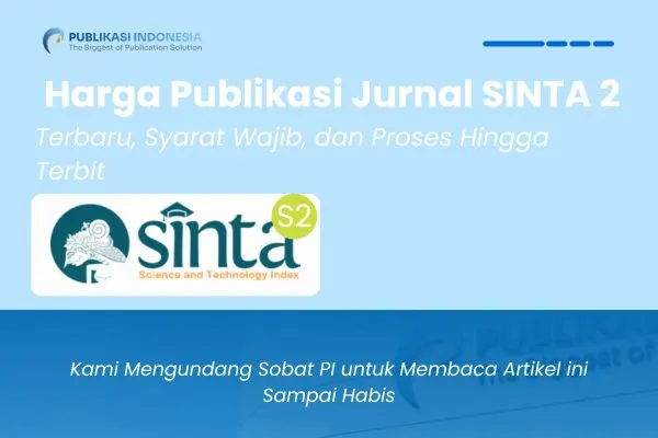 Harga Publikasi Jurnal SINTA 2