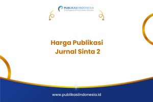harga publikasi jurnal sinta 2