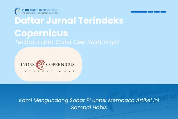 Daftar Jurnal Terindeks Copernicus