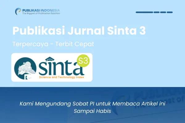 publikasi jurnal sinta 3