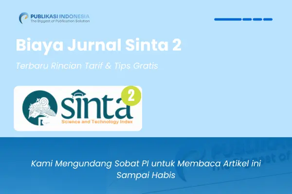 Biaya Jurnal Sinta 2