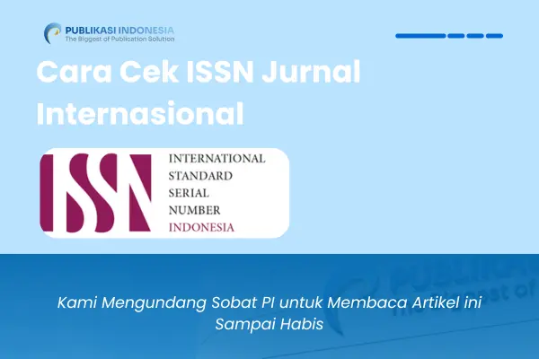 Cara Cek ISSN Jurnal Internasional