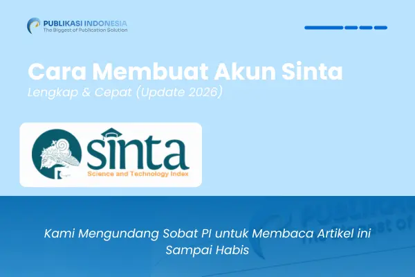 Cara Membuat Akun Sinta
