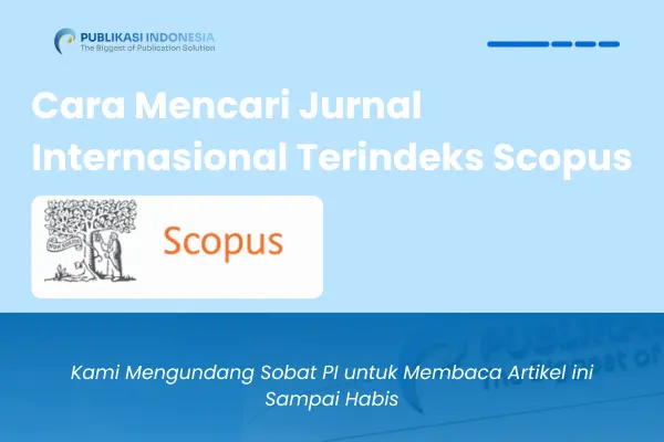 Cara Mencari Jurnal Internasional Terindeks Scopus