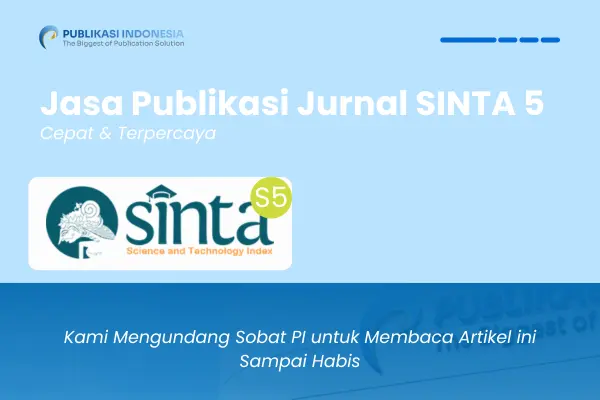 Jasa Publikasi Jurnal SINTA 5